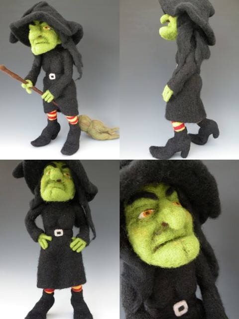 Felt Alive Needle Felted Witch