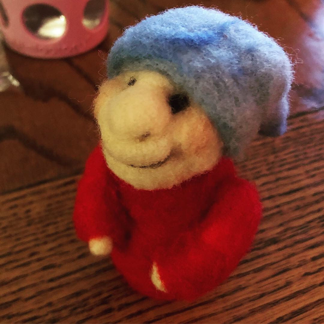first little felted friend